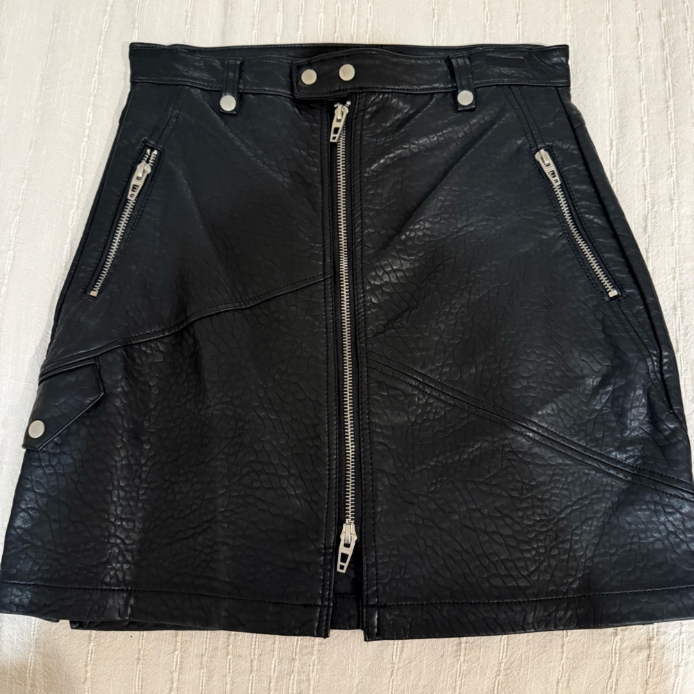 BLANK NYC Faux Leather Mini Skirt